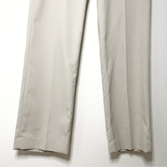 PGA Tour men Ultimate flat front golf pants light beige size 34x32 NWT - Picture 4 of 10